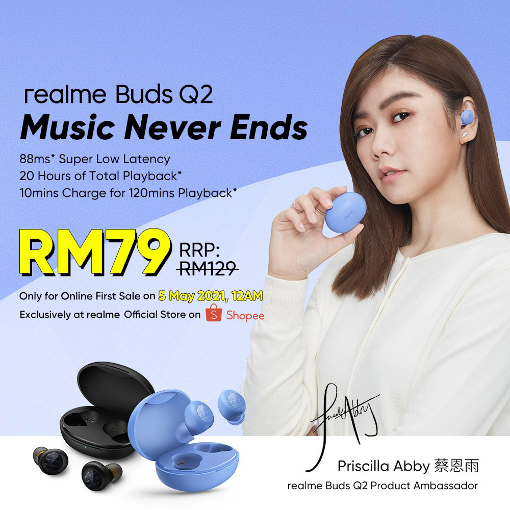 大马realme Buds Q2、watch 2、Cobble蓝牙音箱等七款AIoT产品发布！ 9