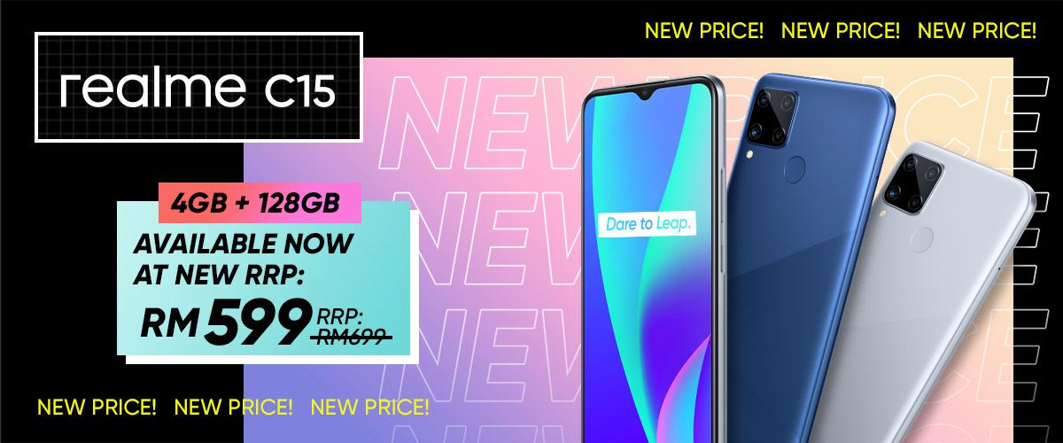 realme C15、C21售价调整：今从RM459起 1