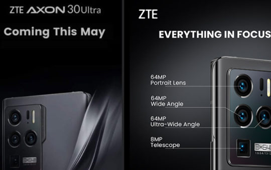 大马ZTE Axon 30 Ultra将于5月份发布