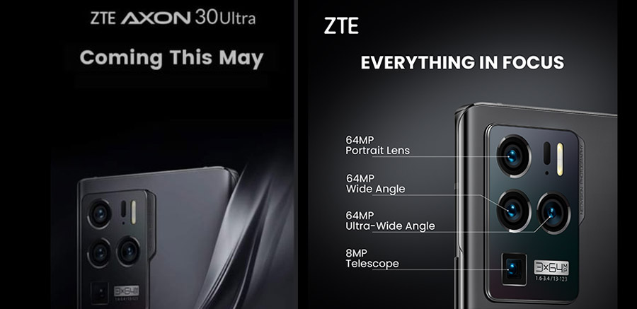 大马ZTE Axon 30 Ultra将于5月份发布