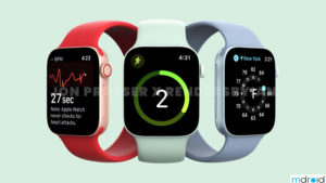 Apple Watch Series 7渲染图曝光