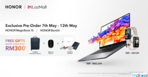 大马HONOR MagicBook 15 2021