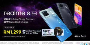 购买realme 8 Pro送realme watch S