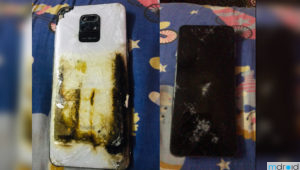 Redmi Note 9 Pro Max起火