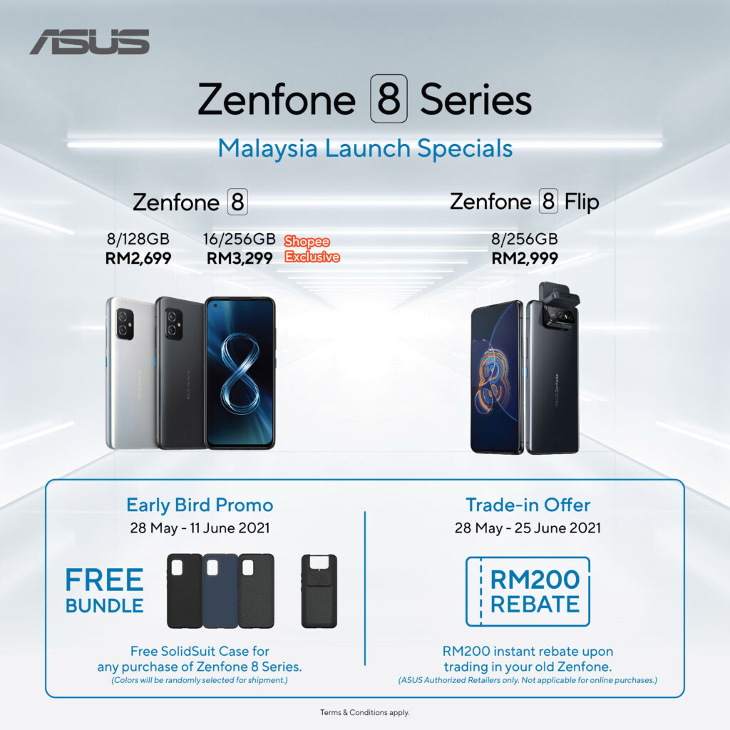 大马ASUS Zenfone 8系列发布，售价RM2699起！ 2