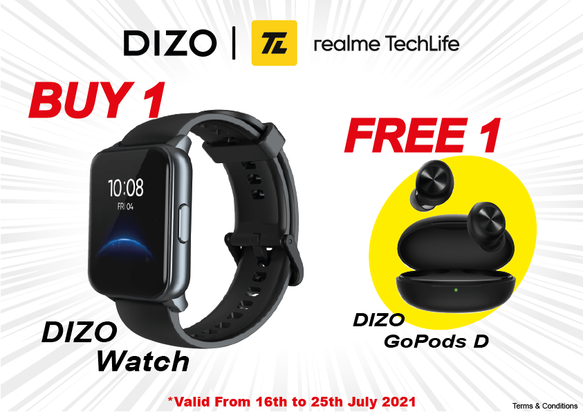 DIZO Watch 智能手表 与 DIZO GoPods D 真无线蓝牙耳机登陆大马市场 3