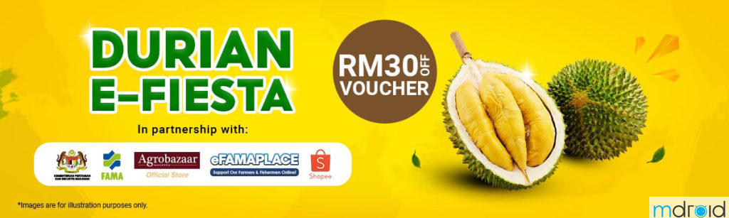 通过 Durian e-Fiesta 和 Shopee Guarantee 网上买榴莲防被骗 1