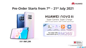 大马HUAWEI nova 8i发布