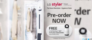 LG Malaysia推出新款智能蒸汽衣柜