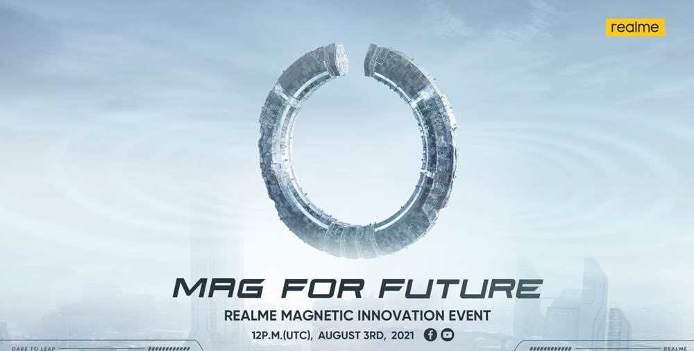 realme将于8月3日发布最新磁吸产品