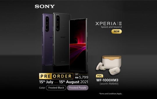 大马Sony Xperia 1 III开启预购