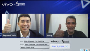 vivo Dream Field 筹款移交残障足球俱乐部