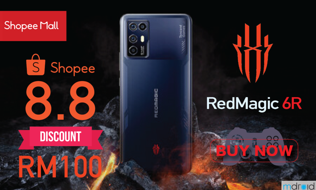 Red Magic 6R 游戏手机 8.8促销优惠：售价仅RM2099起 3
