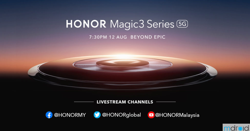 HONOR Magic3系列8月12日全球发布 1