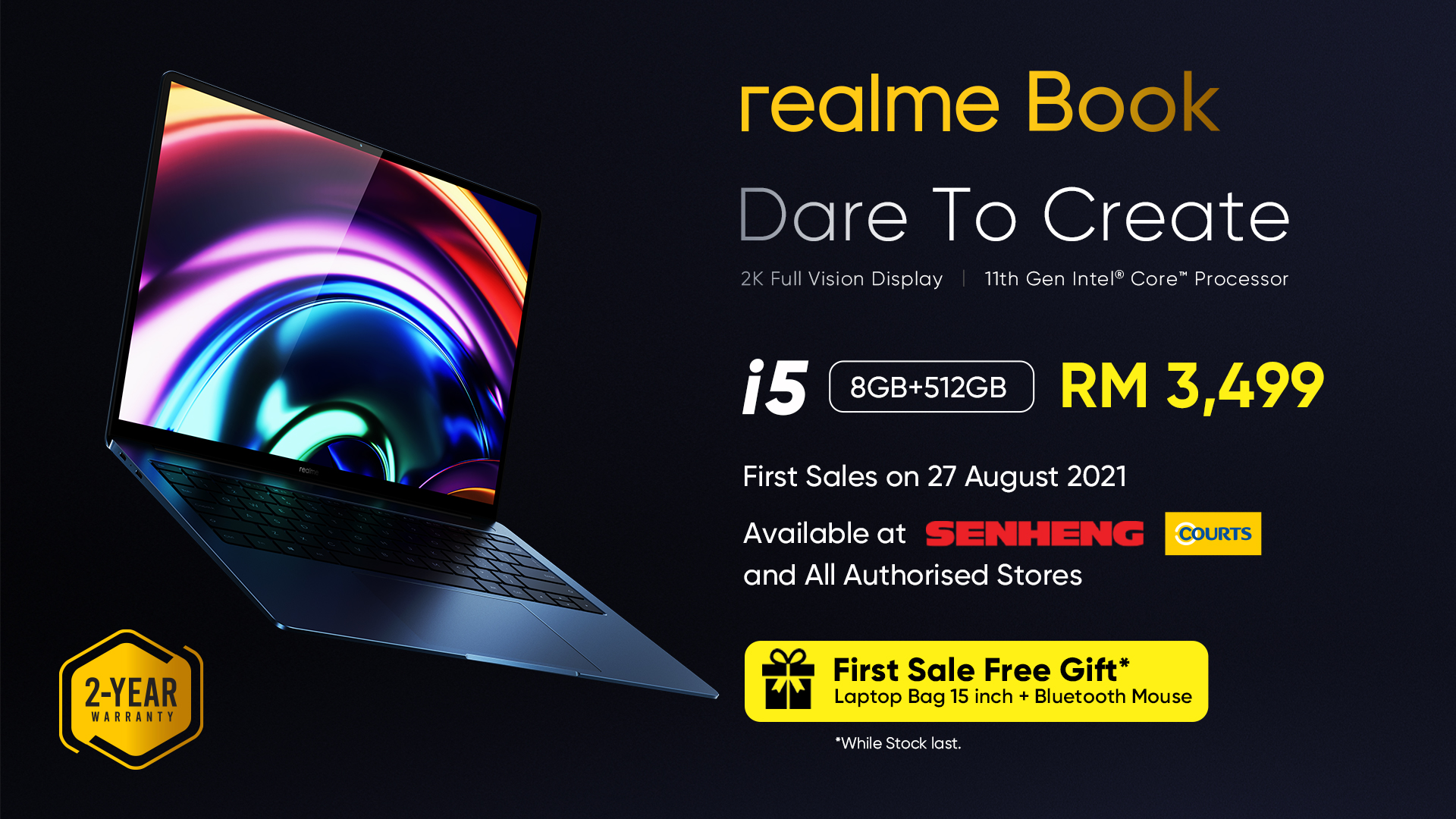 同价位最值得买的2K屏幕笔电：realme Book 8.27 Shopee首销价RM2499起！ 3