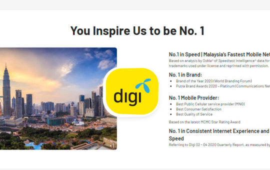 Digi 的4G网络已覆盖92%大马人口？！ 4