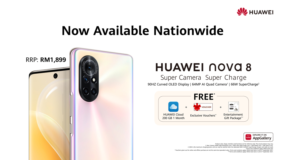 大马HUAWEI nova 8发布，售价RM1899！ 1
