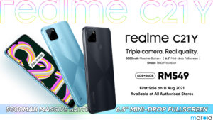 大马realme C21Y发布