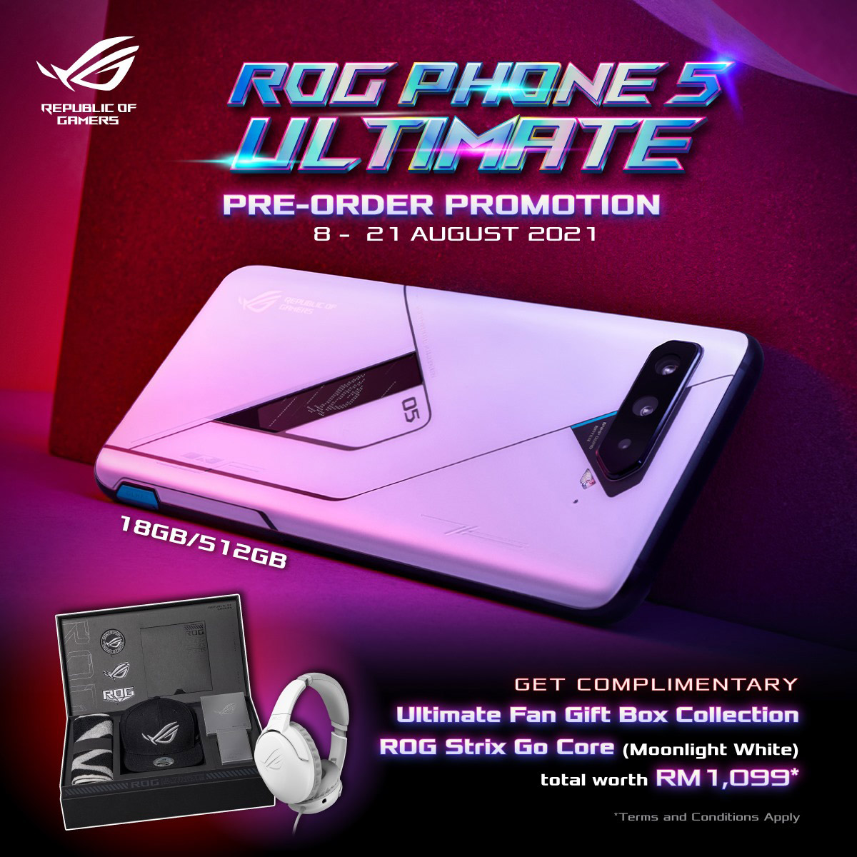 大马ROG Phone 5 Ultimate