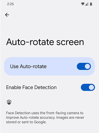 Android 12支持面部检测屏幕自动旋转功能 1