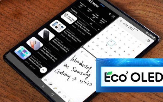 三星Galaxy Z Fold3首发采用Eco OLED屏幕技术