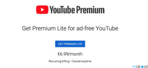 Youtube Premium Lite试跑