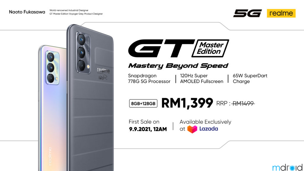 大马realme GT大师版发布，9.9首销RM1399起！ 19