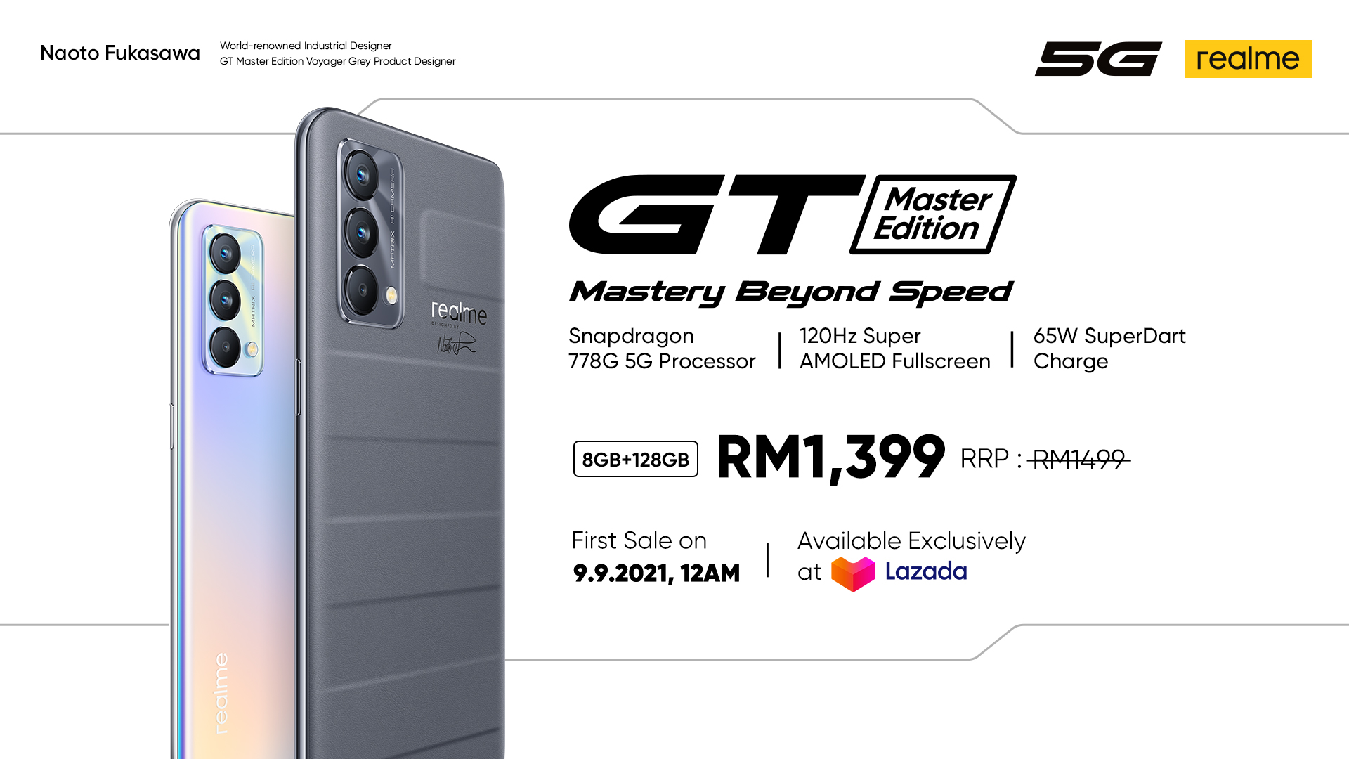 大马realme GT大师版发布，9.9首销RM1399起！ 20