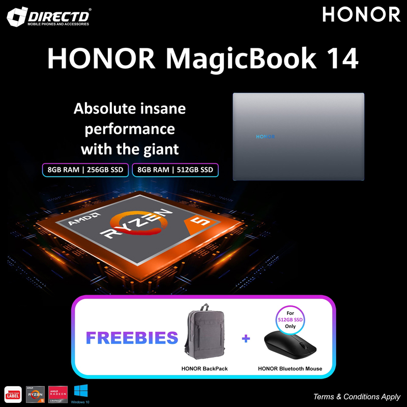 HONOR MagicBook 14 2021 AMD R5
