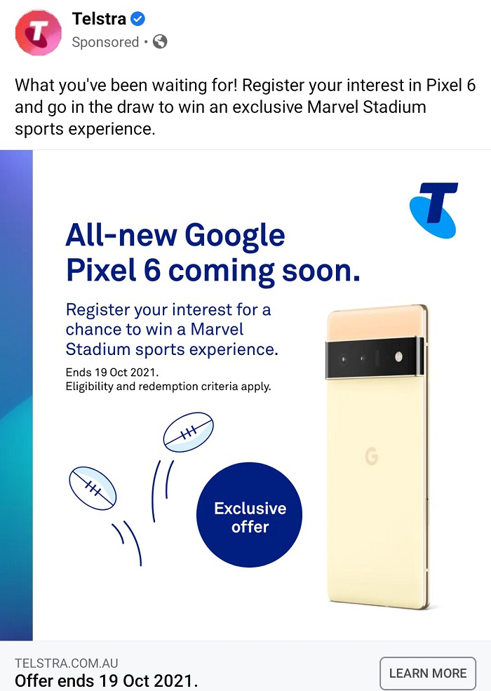传谷歌Pixel 6系列将在10月19日发布