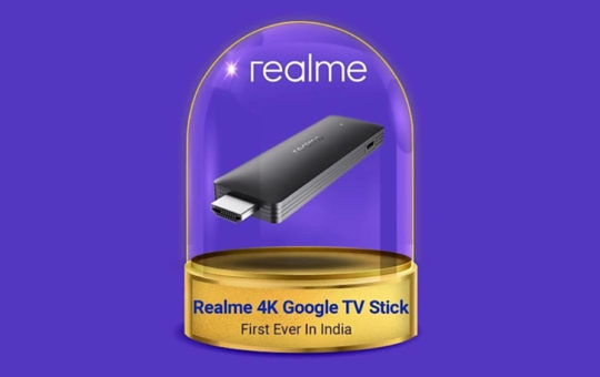 realme 4K Google TV Stick即将发布