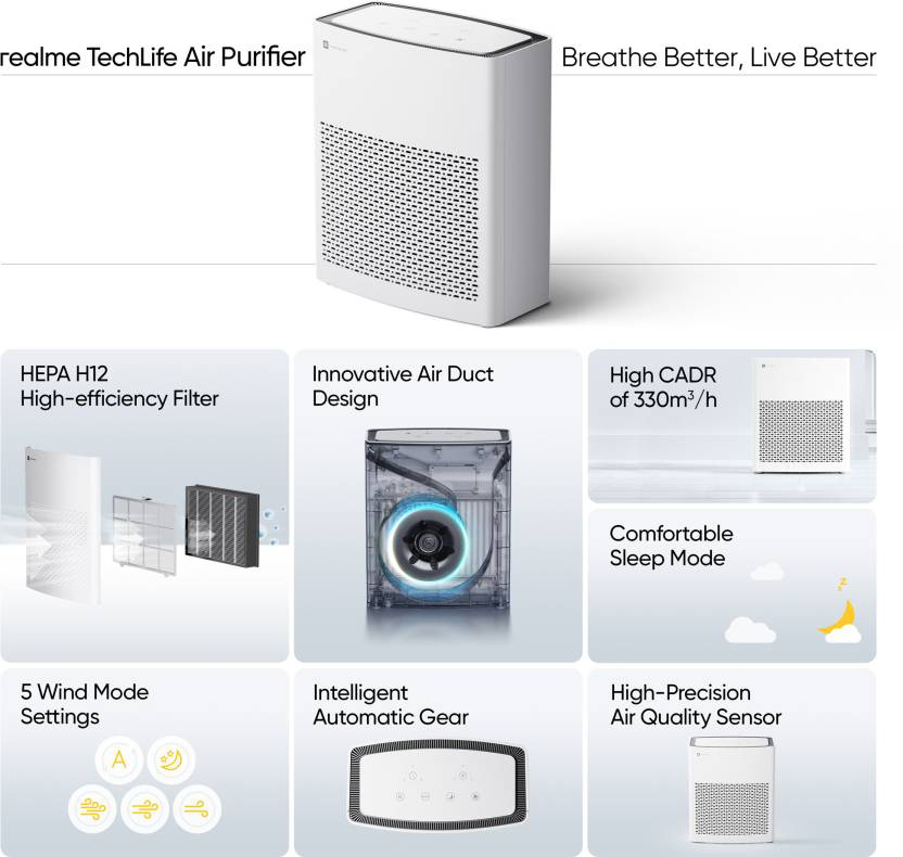 realme TechLife推出无线吸尘器、扫拖机器人与空气净化器！ 2