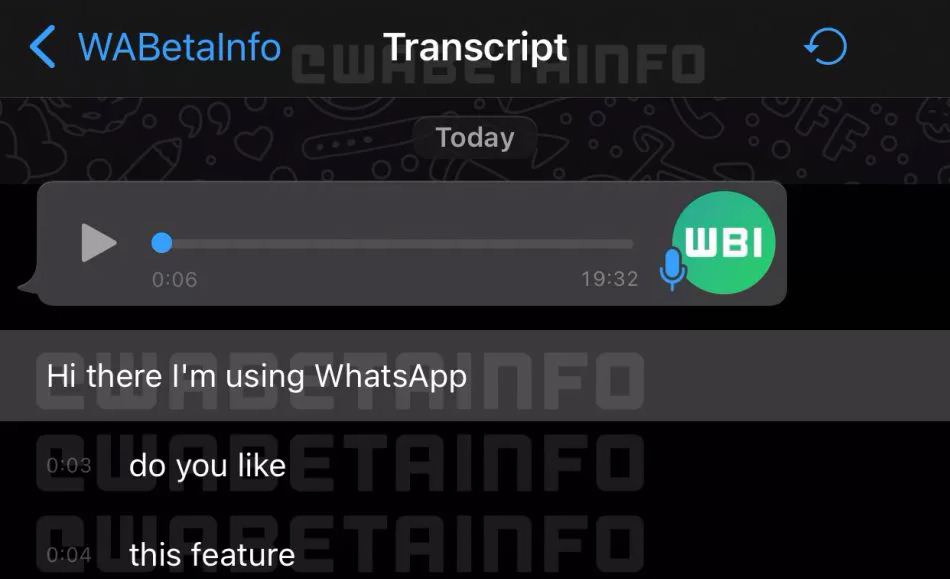 WhatsApp将推出语音转文字功能