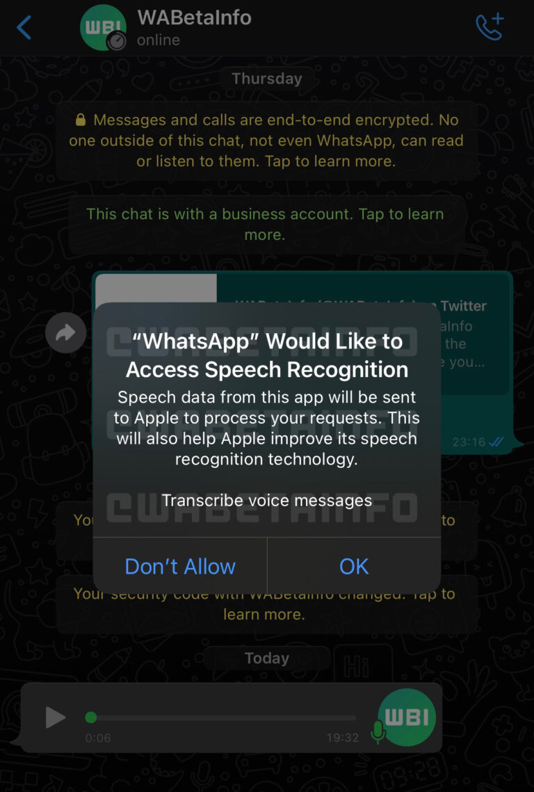 WhatsApp将推出语音转文字功能
