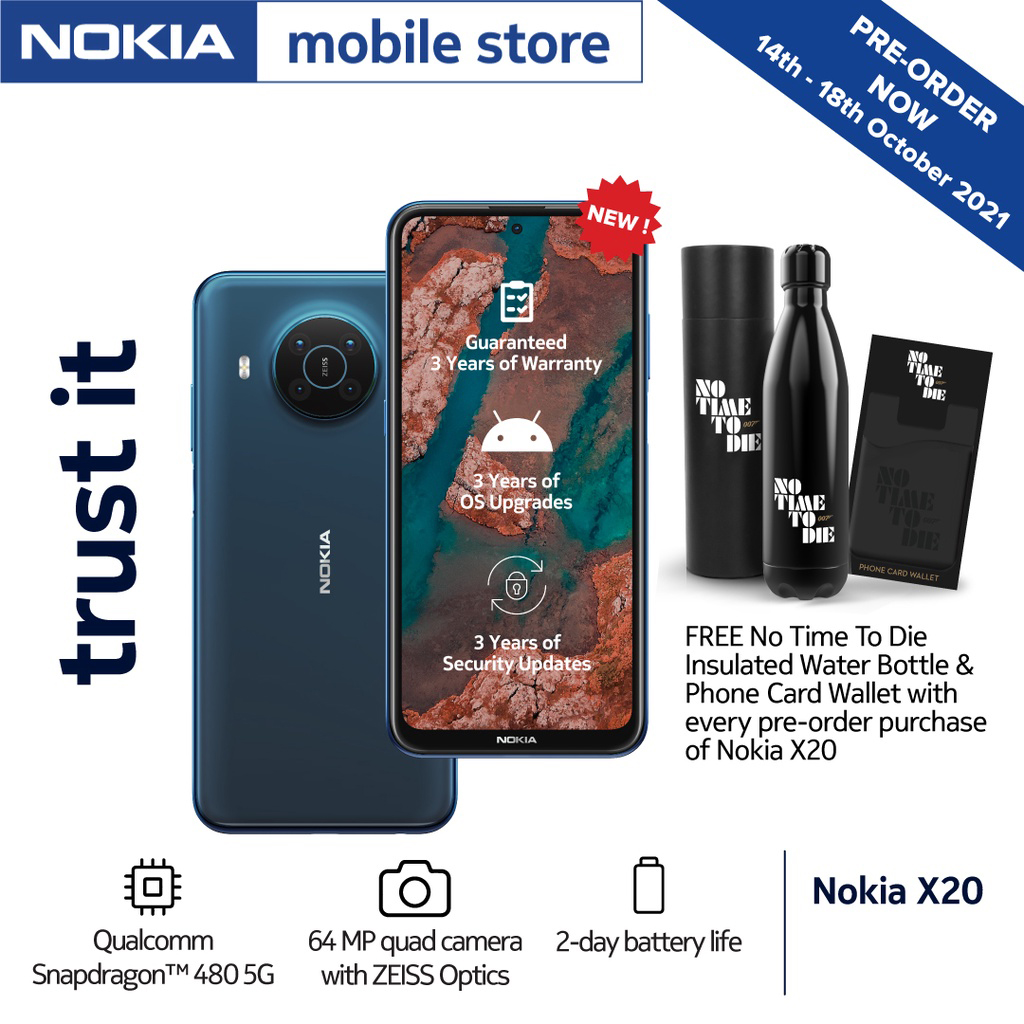 大马Nokia X20售价RM1599