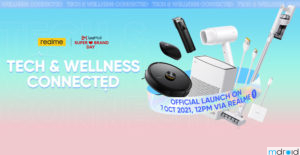 大马realme将在10月7日发布8款智能家居产品