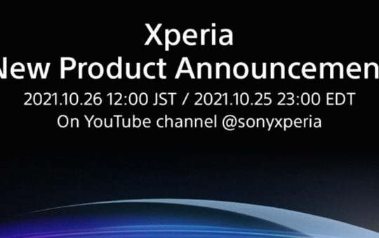 Sony Xperia新品将在10月26日发布