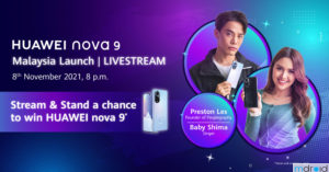 大马华为nova 9将在11月8日发布