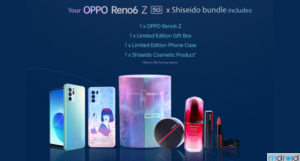 OPPO Reno6 Z Shiseido礼盒开启预购