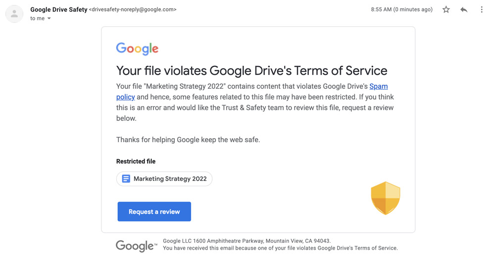 Google Drive新规