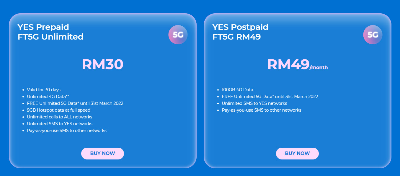 YTL 5G配套发布：每月RM30起可享无限Data！ 1