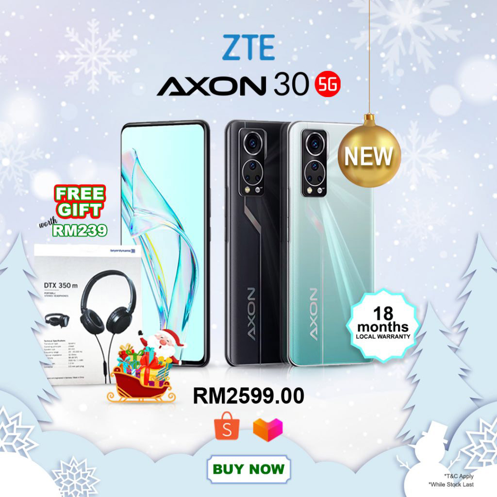 大马ZTE Axon 30 5G发布，售价RM2599！ 1