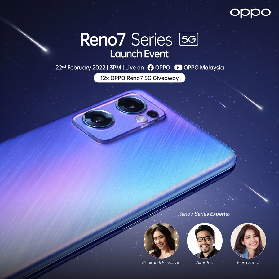 大马OPPO Reno7系列官宣将于2月22日发布！ 1