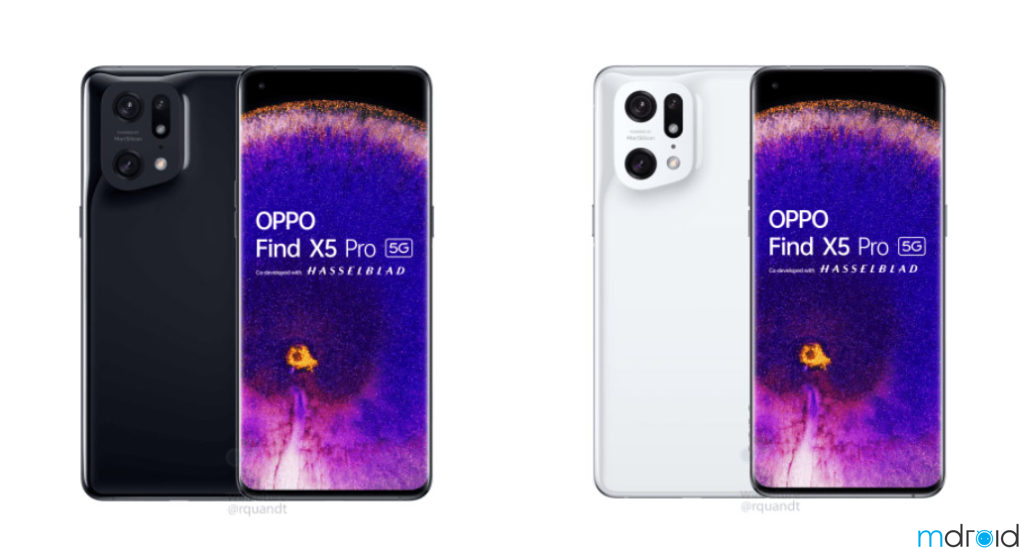 OPPO Find X5 Pro渲染图和规格全曝光