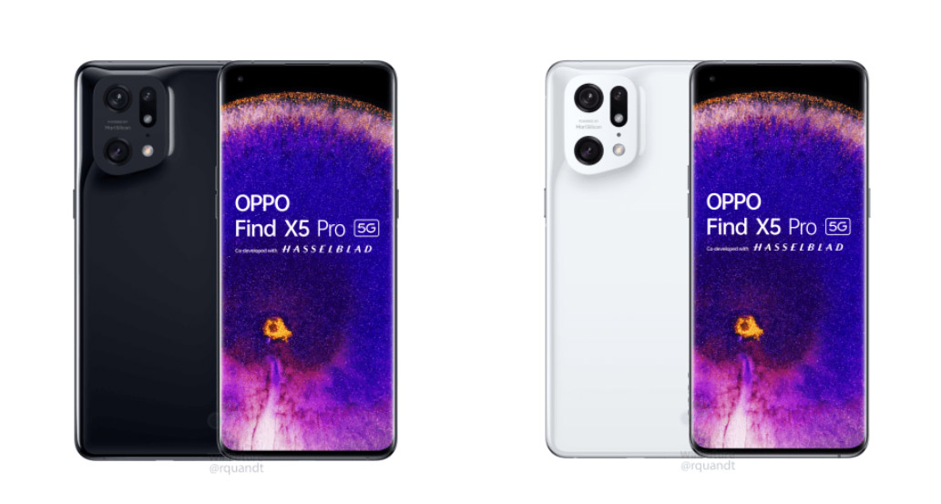 OPPO Find X5 Pro渲染图和规格全曝光