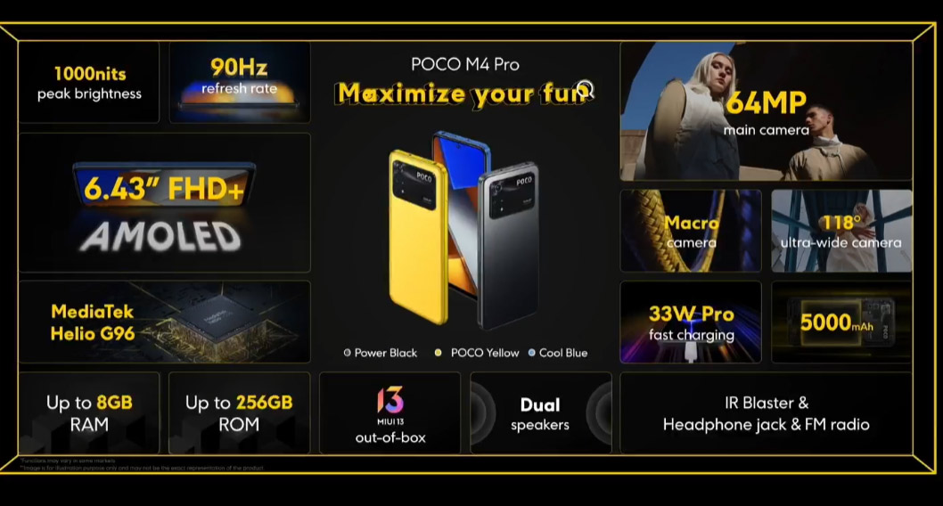 POCO X4 Pro 5G、M4 Pro发布，售价RM799起！ 5