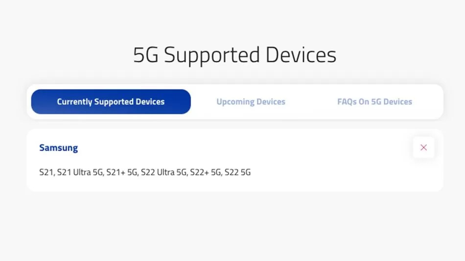 Galaxy S22系列更新软件后支持5G网络！ 1