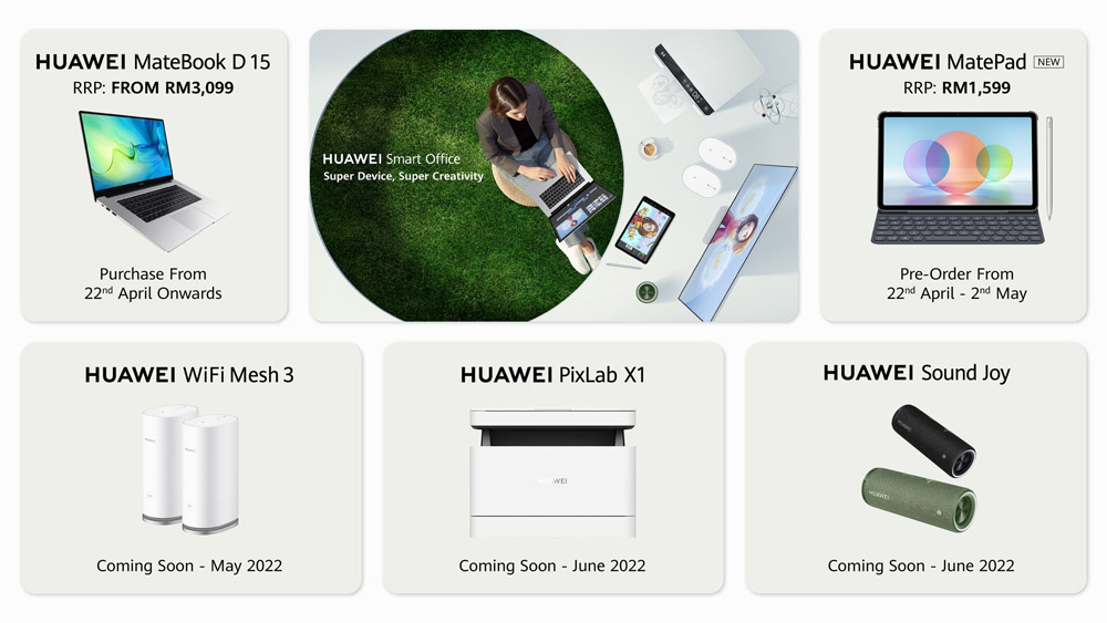 大马华为MateBook D15 2022、MatePad 10.4 2022发布，售价RM1599起！ 7