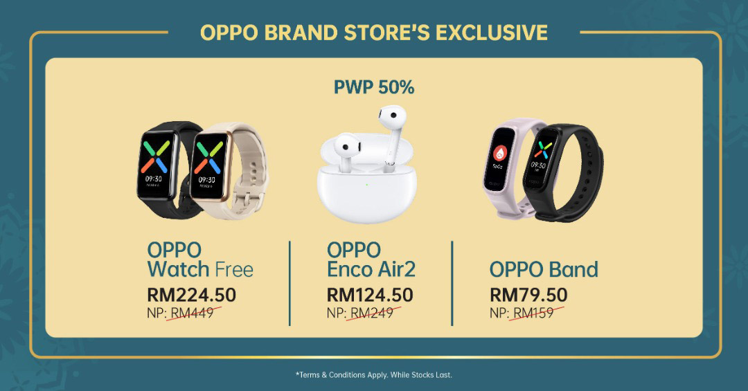 OPPO Double Raya优惠：送出总值RM8,000,000礼品！ 2