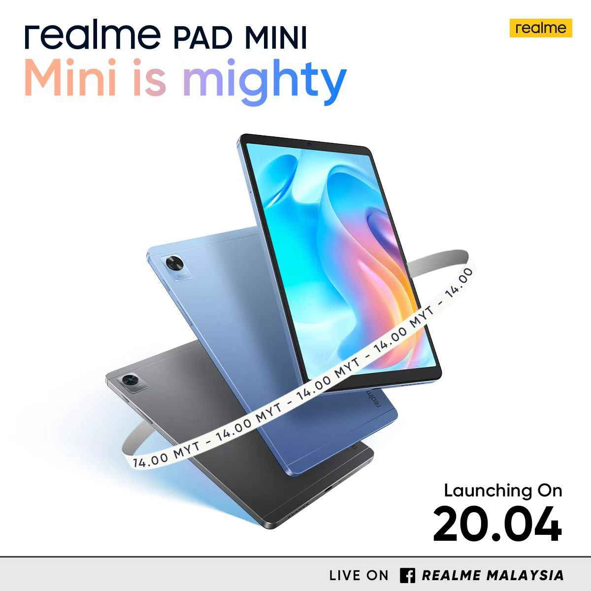 大马realme Pad Mini将于4月20日发布！ 1